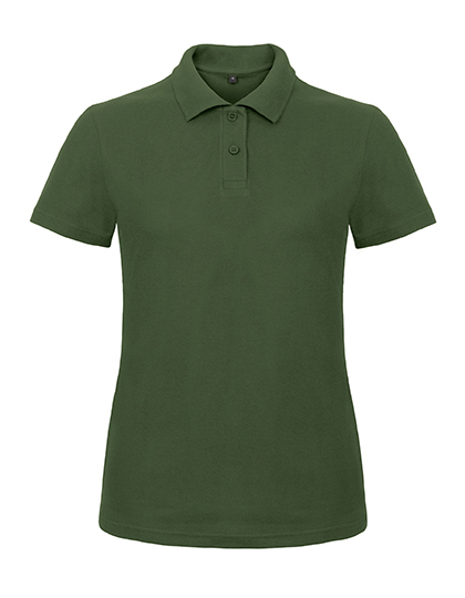 Poloshirt Frauen inkl. einfarbigem Druck | BOTTLE GREEN (flaschengrün)