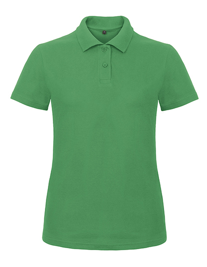 Poloshirt Frauen inkl. einfarbigem Druck | KELLY GREEN (kelly green)