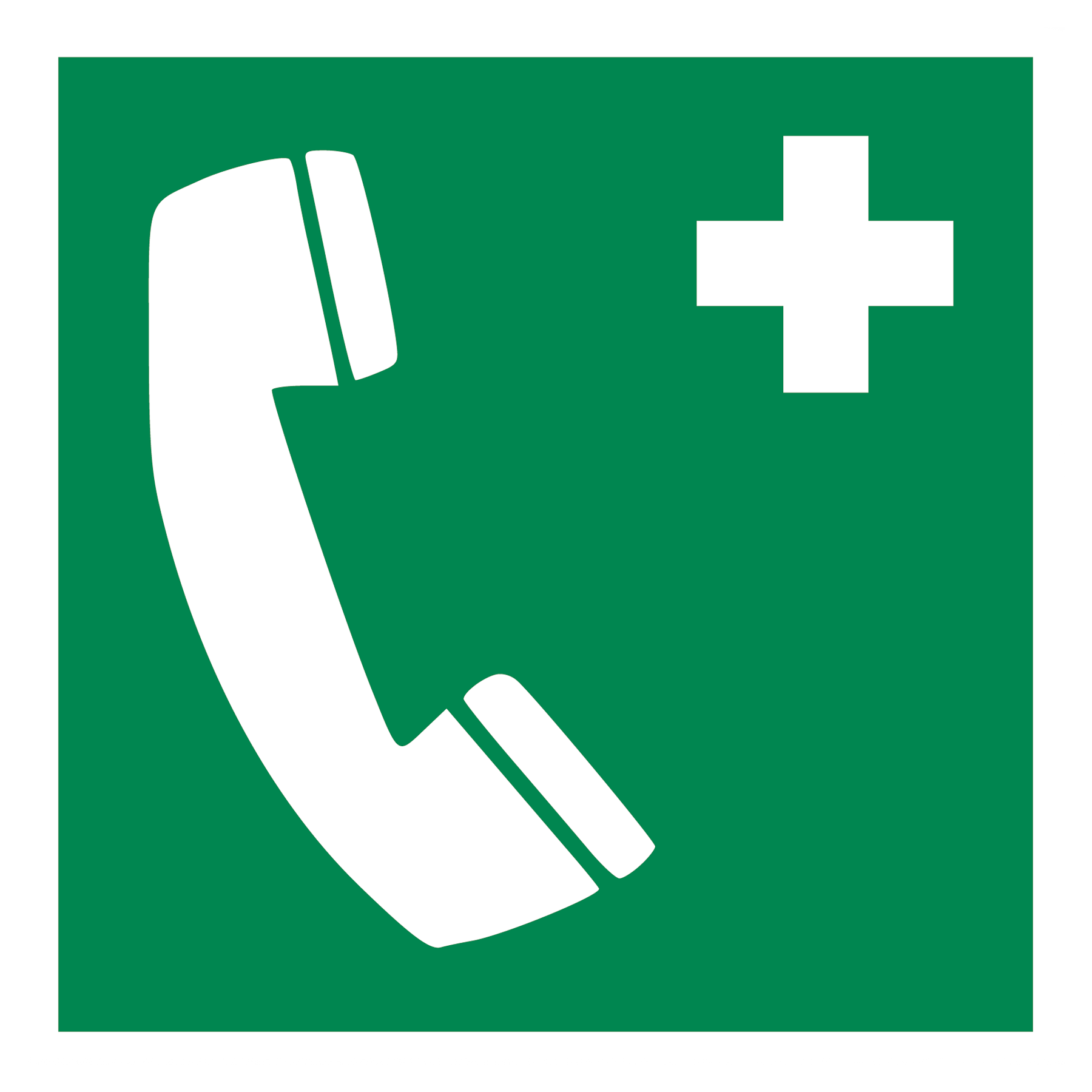 Rettungszeichen Notruftelefon | ASR / ISO