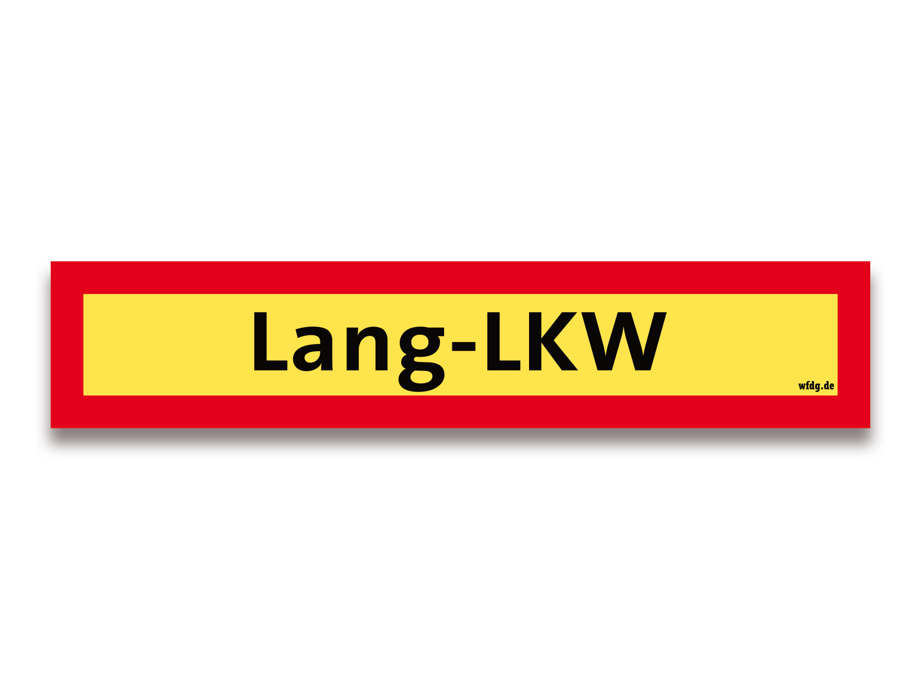 Reflektierendes Schild Lang-LKW für Mega Liner